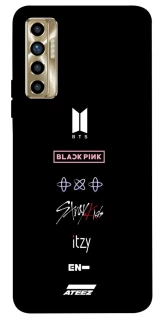 Чехол на TECNO Camon 17P K-pop Logo фото 1 из 1