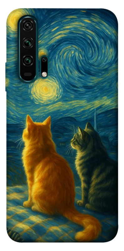 Чохол на Huawei Honor 20 Pro Cats under the stars фото 1 з 1