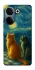 Чохол на TECNO Camon 20 Pro (CK7n) Cats under the stars фото 1 з 1