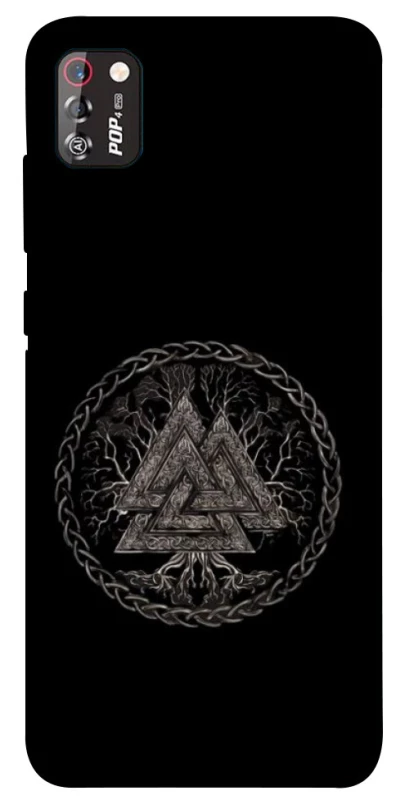 Чехол на TECNO POP 4 Pro Валькнут v3 фото 1 из 1