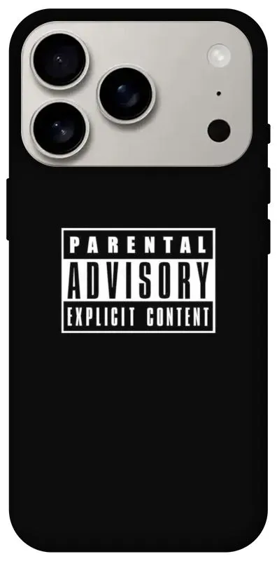 Чехол на Apple iPhone 18 Pro Parental Advisory Label фото 1 из 1