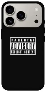 Чехол на Apple iPhone 18 Pro Parental Advisory Label фото 1 из 2