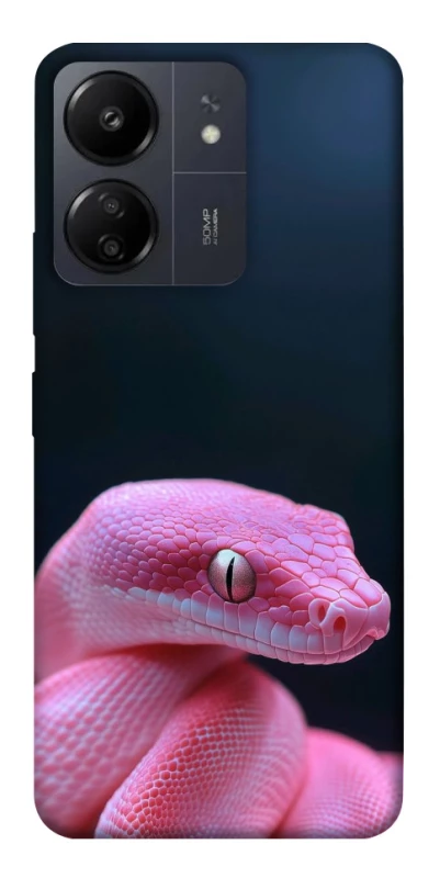 Чохол на Xiaomi Redmi 13C Рожева змія фото 1 з 1