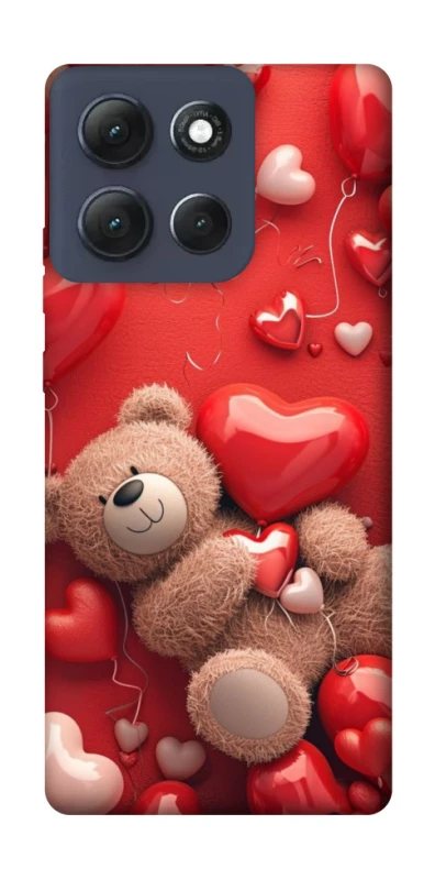Чехол на Motorola Moto G86 Power bear in hearts фото 1 из 1