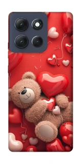 Чехол на Motorola Moto G86 Power bear in hearts фото 1 из 1