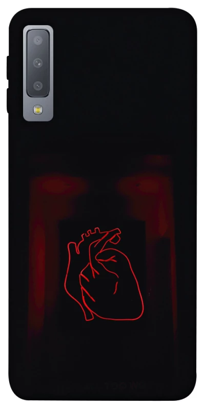 Чехол на Samsung A750 Galaxy A7 (2018) Красное сердце фото 1 из 1