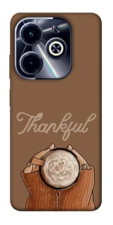Чохол на Infinix Hot 40i Thankful coffee фото 1 з 1