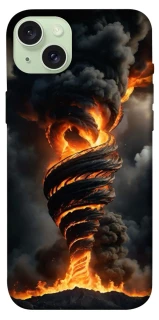 Чехол на Apple iPhone 15 Plus (6.7") Огненный торнадо фото 1 из 1