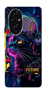 Чехол на Honor 200 Cyber Cat v2 фото 1 из 1