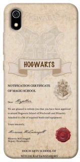 Чехол на Xiaomi Redmi 7A The Hogwarts acceptance letter фото 1 из 1