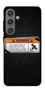 Чехол на Samsung Galaxy S24 FE Warning фото 1 из 1