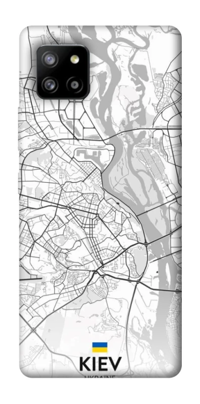 Чехол на Samsung Galaxy A42 5G Kiev white map фото 1 из 1