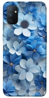 Чехол на OnePlus Nord N100 Синие цветы фото 1 из 1