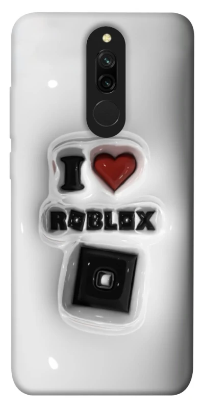 Чохол на Xiaomi Redmi 8 I love Roblox фото 1 з 1