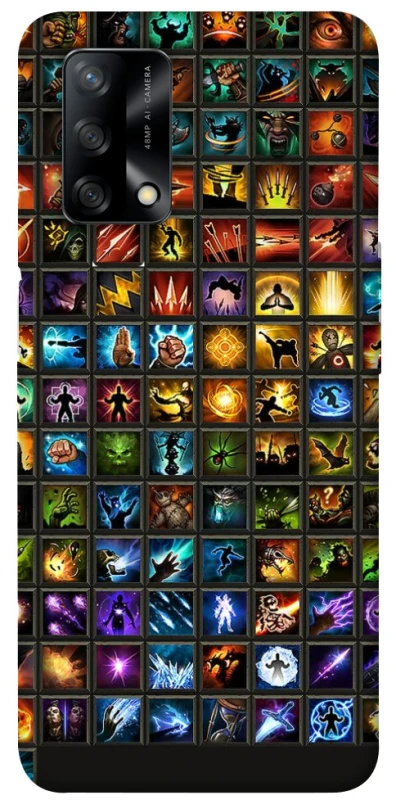 Чехол на Oppo A74 4G Abilities menu ver.3 фото 1 из 1