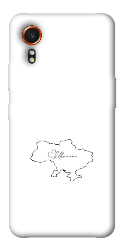 Чохол на Samsung Galaxy Xcover7 Ukraine map фото 1 з 1
