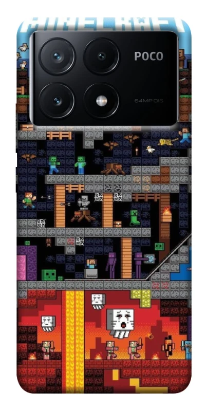 Чохол на Xiaomi Poco X6 Minecraft фото 1 з 1