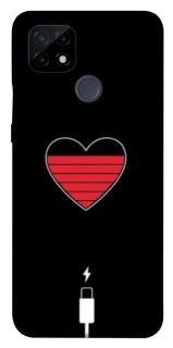 Чохол на Realme C21 Charge your heart фото 1 з 1