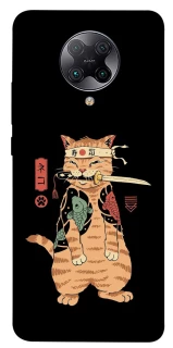 Чохол на Xiaomi Redmi K30 Pro / Poco F2 Pro Кіт-самурай фото 1 з 1