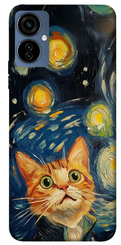 Чохол на TECNO Camon 19 Neo paint cat фото 1 з 1