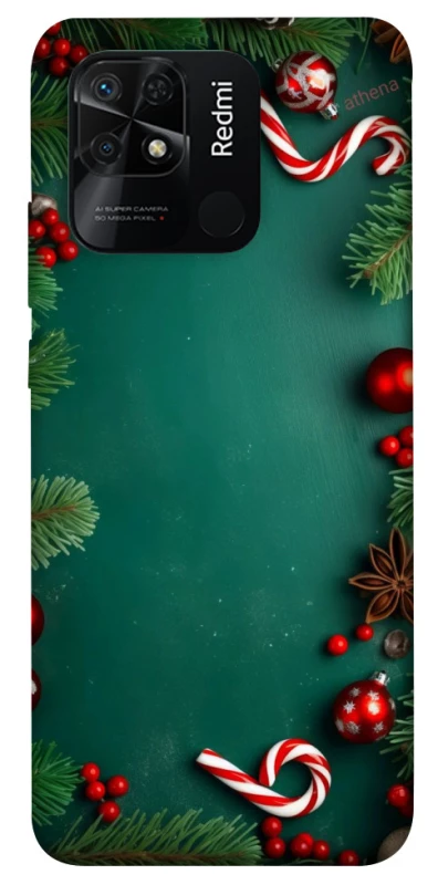 Чохол на Xiaomi Redmi 10C Новорічний v35 фото 1 з 1