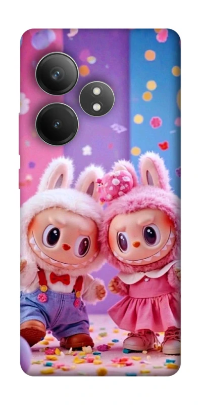 Чохол на Realme GT Neo 6 SE Labubu twins ver.3 фото 1 з 1