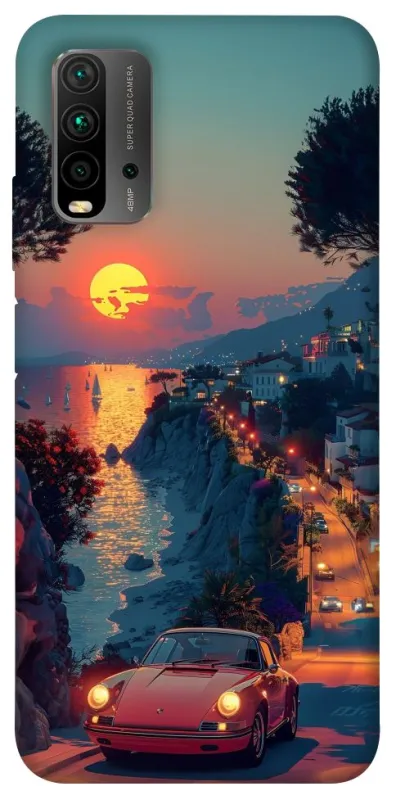 Чехол на Xiaomi Redmi 9T Porsche sunrise фото 1 из 1