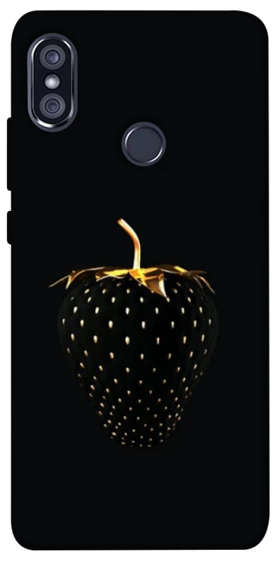 Чехол на Xiaomi Redmi Note 5 Pro / Note 5 (AI Dual Camera) Черная клубника фото 1 из 1