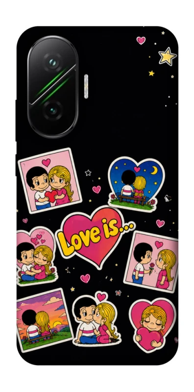 Чохол на Xiaomi Poco F7 Love is фото 1 з 1