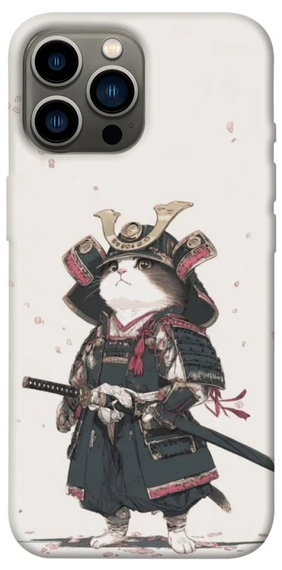Чохол на Apple iPhone 12 Pro Max (6.7") Samurai Cat Warrior фото 1 з 1