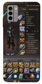 Чехол на Nokia G22 Character Menu ver.1 фото 1 из 1