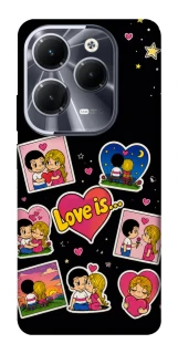 Чехол на Infinix Hot 40 Love is фото 1 из 1