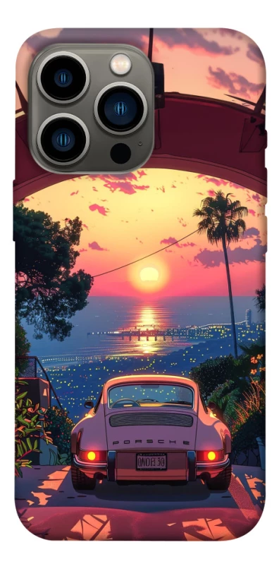 Чехол на Apple iPhone 13 Pro (6.1") Porsche at sunset фото 1 из 1