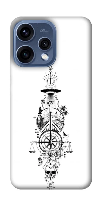 Чехол на Oppo Reno 15 Tattoo ver.7 фото 2 из 2