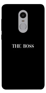 Чохол на Xiaomi Redmi Note 4X / Note 4 (Snapdragon) The boss фото 1 з 1