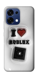 Чохол на Oppo A6 Pro 4G/5G I love Roblox фото 1 з 2
