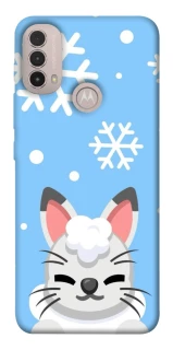 Чохол на Motorola Moto E40 Adopt Me Snow Kitty Smile фото 1 з 1