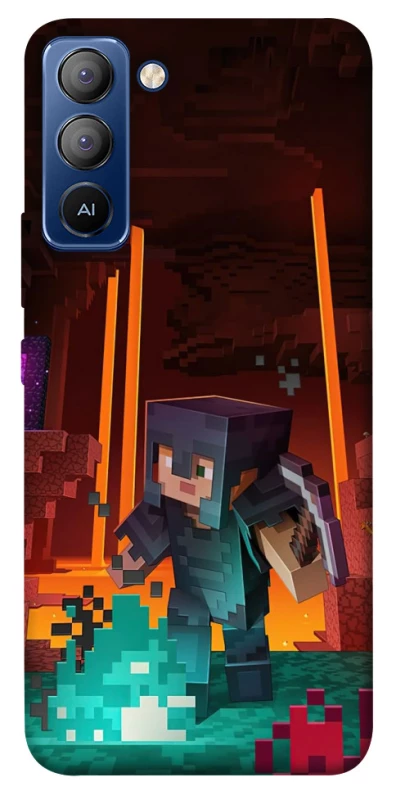 Чехол на TECNO Pop 5 LTE Minecraft game adventure фото 1 из 1