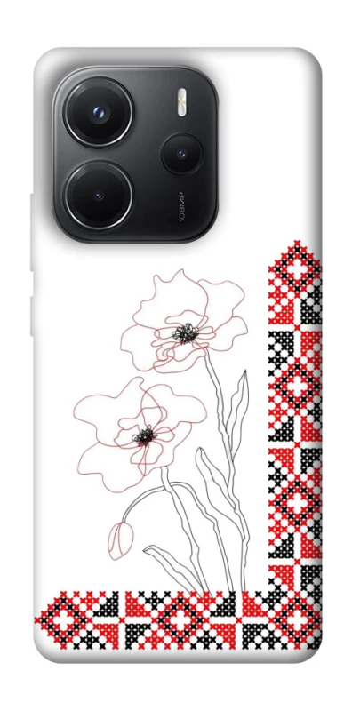 Чехол на Xiaomi Redmi Note 14 4G (Int. version) Вышиванка на смартфон фото 1 из 1