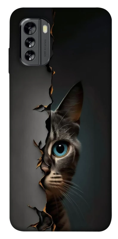 Чохол на Nokia G60 Кіт-підглядач v2 фото 1 з 1