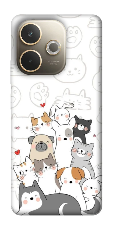 Чохол на Oppo A5 Pro 4G Funny Pets фото 1 з 1