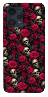 Чохол на Realme 9 4G / 9 Pro+ Черепа та рози фото 1 з 1