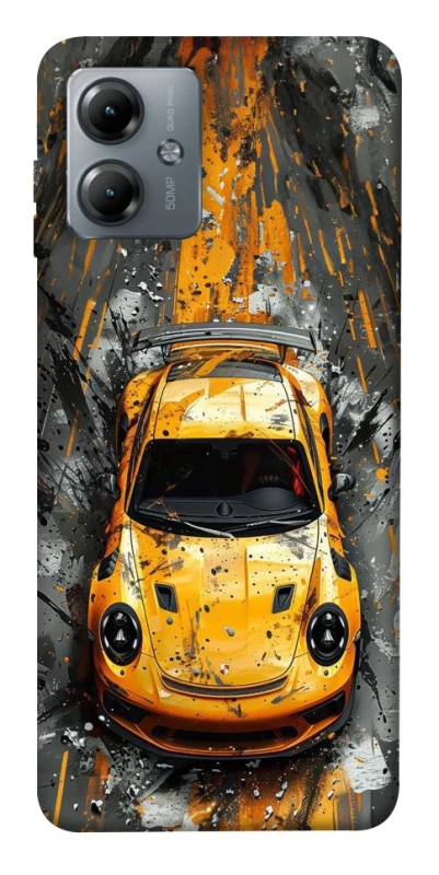 Чохол на Motorola Moto G14 Drawn Porsche фото 1 з 1