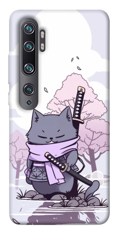 Чехол на Xiaomi Mi Note 10 / Note 10 Pro / Mi CC9 Pro Samurai cat фото 1 из 1