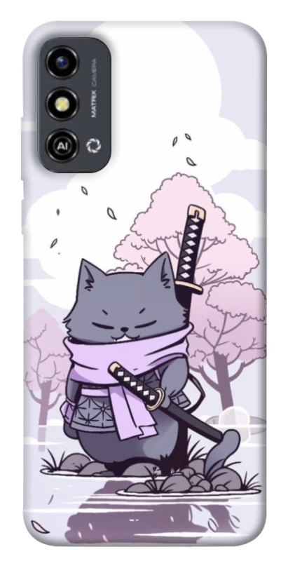 Чохол на ZTE Blade A53 Samurai cat фото 1 з 1