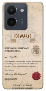 Чехол на Vivo Y36 The Hogwarts acceptance letter фото 1 из 1