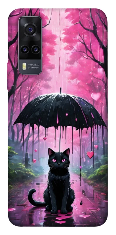 Чохол на Vivo Y31 Black cat фото 1 з 1