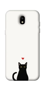 Чохол на Samsung Galaxy J5 (2017) cat in love фото 1 Чохол на Samsung Galaxy J5 (2017) cat in love фото 1 з 1