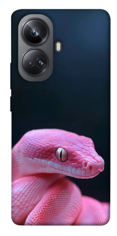 Чехол на Realme 10 Pro+ Розовая Змея фото 1 из 1