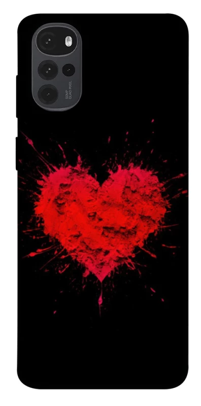 Чохол на Motorola Moto G22 Splash heart фото 1 з 1